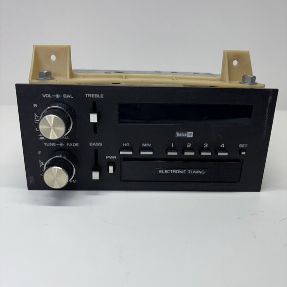 VTG GM Delco FM AM Radio Cassette Tape Player Chevy Car Stereo UNTESTED - Picture 1 of 11